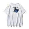 Erkekler Tişört Şortlu Kol Polos Tişörtü Erkek Kadın Tasarımcıları Tişörtleri Yaz Gevşek Tees Üstleri Adam Girmiş Gömlek Luxurys Giyim Sokak Giyim Boyutu S-XL