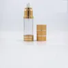 Opslagflessen 10 ml Emulsie Airless Bottle Lege Gold Silver Cosmetic Packaging Monster Sack Top Grade Essence Pump