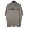 Luxus-Designer-Frauen-T-Shirt Shirt High Edition 2023 Sommer-Front-Back-Buchstabendruck Loose Sleeve T-Shirt