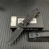 Benchmade BM 9051 AFO II couteau automatique latéral lame 154CM 6061 T6 poignée en alliage d'aluminium couteaux tactiques de survie en plein air outils