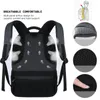 Backpack Simple Fashion Men's Business Travel USB Charging Port Water Resistant College School Computer Bag
