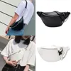 Taillezakken 2023 AANKOMSTEN Vrouwen meisjes Fanny Pack Chest Bum Bag Zip Pouch Hip Purse Travel Tote Pu Chain Solid Fashion Packs