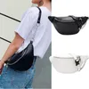 Taillezakken 2023 AANKOMSTEN Vrouwen meisjes Fanny Pack Chest Bum Bag Zip Pouch Hip Purse Travel Tote Pu Chain Solid Fashion Packs