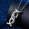 Pendant Necklaces Necklace Mens Stainless Steel Pisces Chain Jewelry On The Neck Realizable Gifts For Male Accessories