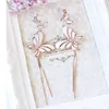 Stud -oorbellen 2023 Koreaanse mode -sieraden Gold vergulde piercing Long Tasel Cute Pink Email Crystal Butterfly voor vrouwelijke meisjes