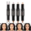 2 In 1 crème Hoogtepunten Contourstick Make -up Shading Stick Face Highlighters Sticks Sticks Concealer Contour Highlighters