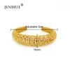 Bangle Jin Hui Fashion Gold Color Banles for Women Bride Bracelets Etiopian/France/African/Dubai Biżuteria Prezenty ślubne