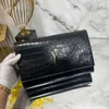 Designer Bag Women Shoulder Bag Handbag Purse KATE CrossBody CHAIN BAG IN crocodile and suede Messager Bag