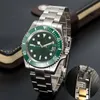 Mäns automatisk klocka Mekanisk 41mm All rostfritt stål Slidknapp Vattentät ubåtpersonal Watch Sapphire Lysande högkvalitativ lyxklocka Top Brand