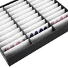 Kits d'art d'ongle 44 grilles faux conseils boîte de rangement de support d'affichage de couleur pour conteneur de décoration d'ongles