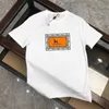 Saf Pamuklu Mens T Shirt Büyük Boy Kazak Tee H Tasarımcı Tshirts Erkek Kadınlar Gevşek Kısa Kollu Üst Lüks Marka Sweatshirt M-3XL