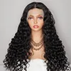 Loose Deep Wave Lace Frontal Wigs Pre Plucked 13x4 HD Transparent Front Human Hair Brazilian 4x4 Closure Wig