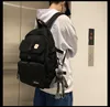 Backpack Stylish And Simple Women Waterproof Nylon Female Large Capacity Travel Bag Solid Color Girl Shoulder Bags Schoolbag