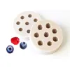 Nuevo molde de silicona para Fondant de arándanos, 1 pieza, herramientas de decoración de pasteles artesanales 3D, herramienta para hornear pasteles, molde para galletas de Chocolate B044/B045
