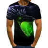 Heren t shirts zomer mode 3D t-shirt dieren tijger print kleding straat casual harajuku ontwerp persoonlijkheid korte mouw