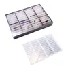 Nail Art Kits 44 Grids Fake Tips Color Display Holder Storage Box For Nails Decoration Container