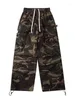 Herenbroeken mannen plue size broek hiphop joggers recht casual techwear camouflage streetwear zweet