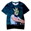 Camisetas masculinas DJ alemão Boris Brejcha Roupas 3D Impressão infantil Camisetas de praia de verão Harajuku meninos e meninas de manga curta