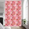 Decoratieve bloemen 35 cm kunstmatige rozenbloemwandpanelen met Hydrangea Peony voor babydouche bruiloft achtergrond thuis feest po rekwisieten