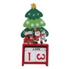 Christmas Decorations 1Pcs Creative Wooden Calendar Cute Stereoscopic Building Blocks For Countdown1