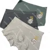 Sexy Herren Unterwäsche Designer Unterhose Luxusmarke Boxer Brief gedruckte Baumwolle Atmungsaktive weiche Unterhose 3pce / Set
