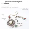 Pulseras de eslabones Cadena Neovisson Bohemia Pulsera favorita para mujeres aristocráticas Retro Color dorado Joyería de banquete étnico turco