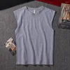 Men's Tank Tops Simple Men Undershirt Loose Sporty Sleeveless Sweat-absorbent Vest Cool Gym Clothes