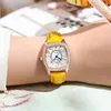 Armbanduhren Damen RoseGold Uhren Top Fashion Diamant Damenuhr Edelstahl Quarz Wasserdichte Armbanduhr mit Kalender
