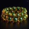 Strand Natural Amber Wax Bracelets Bracelets Beeswax Beads Одинокий кольцевой браслет Мужчины и женщины