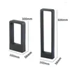 Lâmpada de Lawn Lawway ao ar livre Villa Garden Stand Post Pillar Light Aluminium Backyard Street Pillar