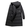 Herren Daunen Winter Hochwertige Herren X-Long Heizung Kapuzenjacke Verdickte Warme Weiße Ente Dicker Mantel Plus Größe M-6XL 7XL 8XL