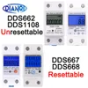 عدادات الطاقة AC230V 50/60Hz 60/80A المرحلة الواحدة LCD DIGITAL DISTRATION WATTMETER POWERTING DIN RAIL RAIL ELECTRIC METER KWH BACHNOGHT 230428