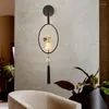 Wandlampen TEMAR Hedendaagse Lamp LED Vintage Messing Creatieve Jade Kalebas Decor Goud Blaker Licht Voor Thuis Woonkamer Slaapkamer