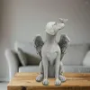Dekoracje ogrodowe pies anioł pensjonat pomnik dekoracyjny marker grobu rzeźba żywica rzemieślnicza