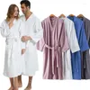 Moda de sono feminina 2023Cotton Tootton/Terry Bathrobe Autumn Autumn Longo espessa de roupas de banho Vestido de banheira caseiro Kimono Water absorvente