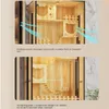 Nośniki kota w klatkach wewnętrznych Gabinet gospodarstwa domowego willi lite drewniane duża przestrzeń wodoodporna duży luksusowy luksusowy dom klatek