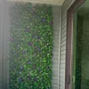 40CM Piante artificiali Erba Pannello murale Siepe di bosso Verde Protezione UV Decorazione verde Recinzione privacy Cortile Schermo Matrimonio