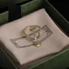 Neuer Diamantring für Liebhaber Unisex Silberschild Ringe Persönlichkeit Charme Versorgung Mode Schmuckversorgung