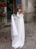 Party Dresses Elegant Bohe Wedding Dresses Lace Applique Beaded Off Shoulder Vestidos Bride Party Gown Robe De Marie Engagement T230502