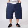 Shorts pour hommes Shorts de grande taille pour hommes Longueur au genou Culottes d'été Denim 2022 Homme Bermuda Classic Stretch Plus Size Big 8XL Hommes Short Jean Men T230502