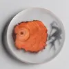 도구 일본 나무 찻잔 패드 수지 파인 커피 컵 매트 패드 홀더 코스터가 내구성있는 열 단열 정사각형 둥근 매트 세트
