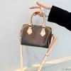 Evening Bags Fashion Handbag Designer Bags Shoulder Bag Women Purse Brown Flower Genuine Leather Lock and Key Luxurys Handbags Crossbody Purses Zipper