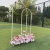 Dekoracja imprezy Wedding Arch Metal Stack Flower Stand Balon Bow Back Birthday Iron Artparty