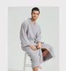 Women's Sleepwear 2023Cotton Towel/Terry Bathrobe Spring Autumn Long Thick Sleevewear Bath Robe Home Dressing Gown Kimono Water Absorbent