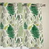 Curtain Fresh Leaves Tiled Pattern Curtains For Kid Bedroom Home Decor Kitchen Balcony Drapes Print Living Room Window