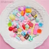 Argile Pâte Modélisation DIY Coloré Bonbons Gâteau Chocolat Fournitures Accessoires Cristal Résine Slime Jouets Téléphone Cas Décoration Artisanat Ornement