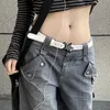 Autres accessoires de mode Kawaii Star Strass Ceinture Femme Jeans Boucle Vintage Années 2000 Ceinture Grunge Indie Esthétique Y2k Accessoires Mode Coréenne J230502