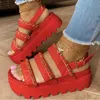 Slippers 2022New Designer de Moda Plataforma Sandlias Sapatos para como Mulheres Sexy senhora corda desliza sapatos luxo cruz cinta corrente chinenos e sac j230502