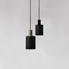 Pendant Lamps Modern Creative Personality Black Color Cave Stone Atmosphere Small Droplight Coffee Shop Home Stay Decoration Pendent Lamp