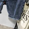 Męskie spodenki Supzoom 2023 Nowa przybycie gorąca wyprzedaż Najlepsza moda drukarnia Summer zamek błyskawiczny stonefased Casual Cotton dżinsy menu t230502